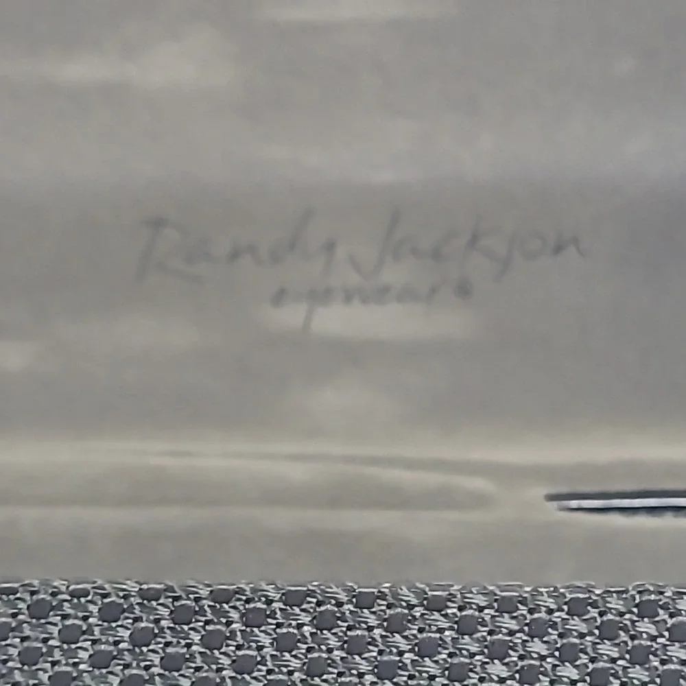 Randy Jackson Signature Eyeglasses w/case 59FI Mens Black Zyloware